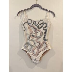 SOLD Just a Corpse three snakes camisole leotard L